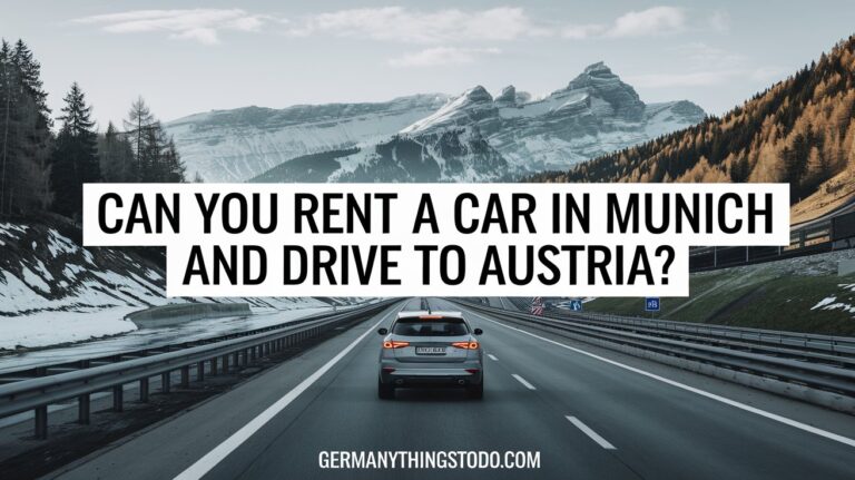 Can you rent a Car in Munich and drive to Austria?